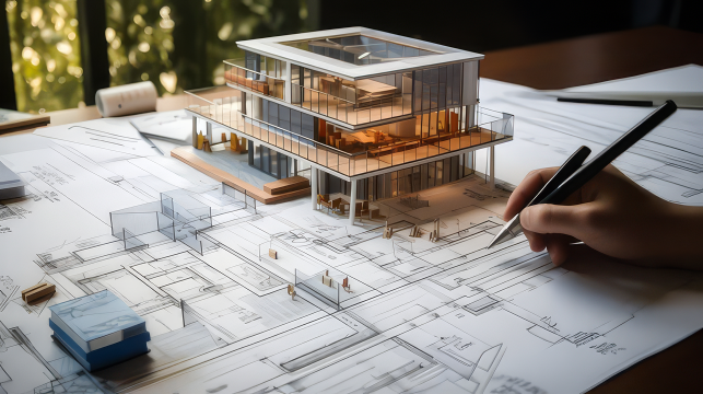 Architectural design by Kenneth Bordewick Beverly Hills